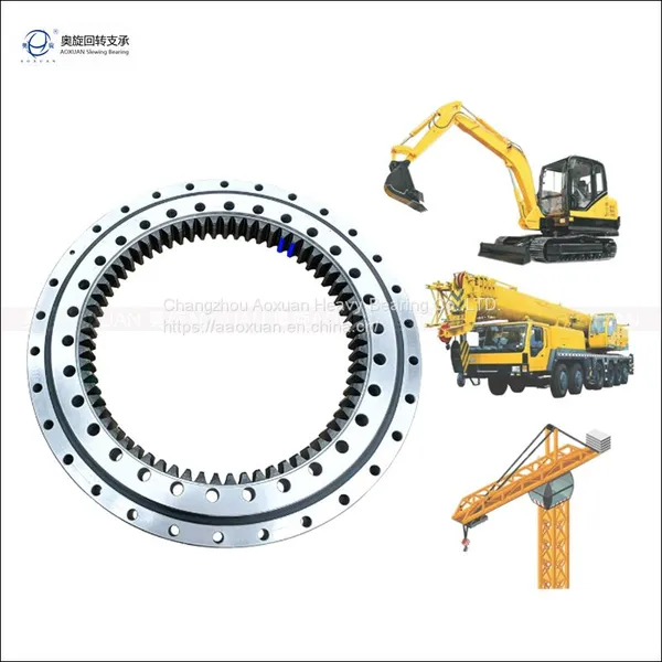Aoxuan Single Row Ball Slewing Bearing Ring For SANY And so on Excavator's Bearings photo-3