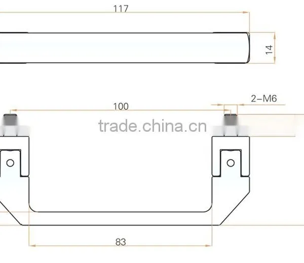 2015 FEILEI LS12 China Manufacturer Folding Ball Positioning Door Handle photo-5
