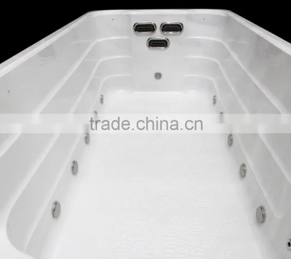 5.8 m Swim Pool With Balboa Control System, Spatouch Microsilk and Acrylic Material Swimming Pool Hot Tub Combo photo-5