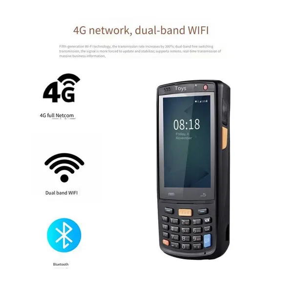 Idata 95wpro Warehouse Wireless Inventory Machine, Wi-fi Industrial Mobile Handheld Terminal Pda, 1d/2d Barcode Scanner photo-3