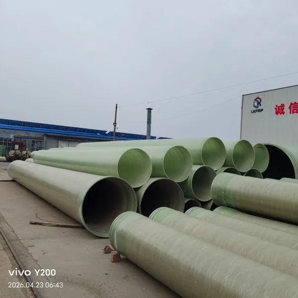 GRP Pipe Corrosion Resistant High Stiffness Export to Worldwide Support Customization