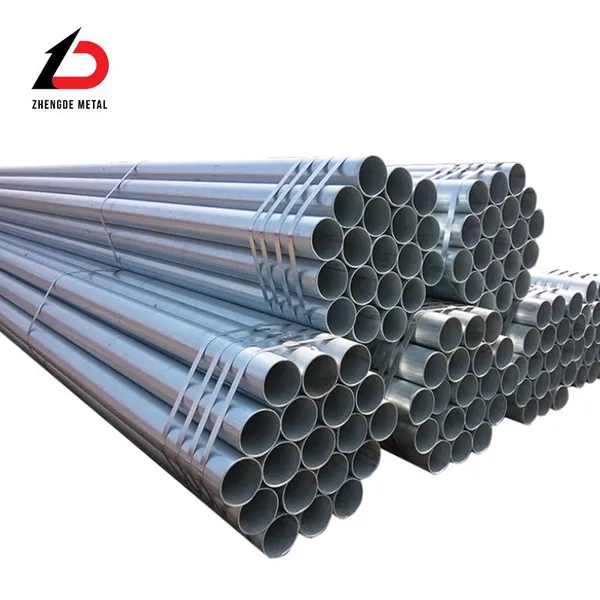 38mm Diameter GI Round Steel Pipe ASTM Spec Z80 Z100 Coating Sold by Meter for Greenhouse Bracket photo-3