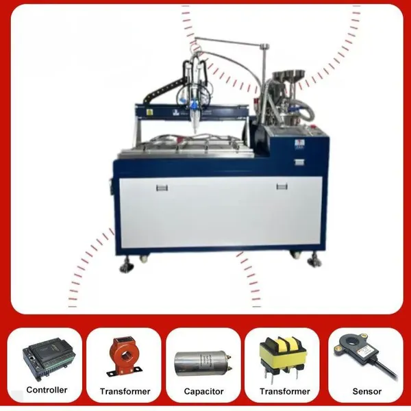 Two Component Resin Meter Mix Dispensing Machine Dosing and Mixing System