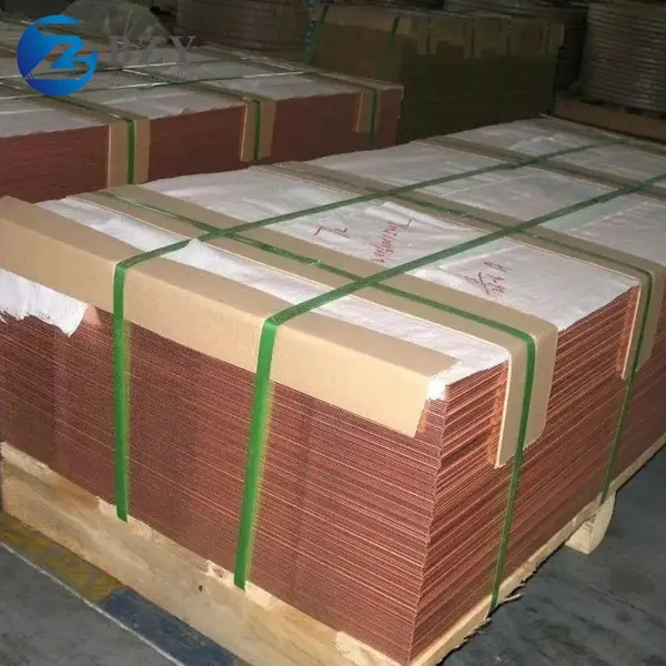 2mm 3mm Metal Sheet Plate 99.9% C51050 Metal Cathode Copper Purple Red Pure Copper Plate 10mm Thickness Copper Plate