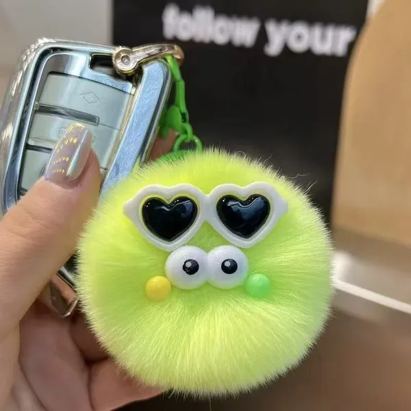 Candy Color Fluffy Monster Bag Charm photo-2