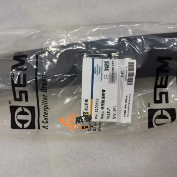 Original SEM 5209857 Rubber Hose for Wheel Loader Spare Parts in Stock.