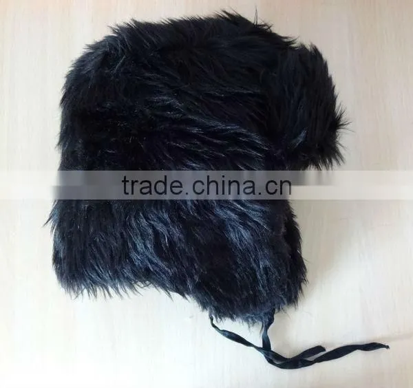 Custom Winter Fake Fur Hat Fur Russian Hat