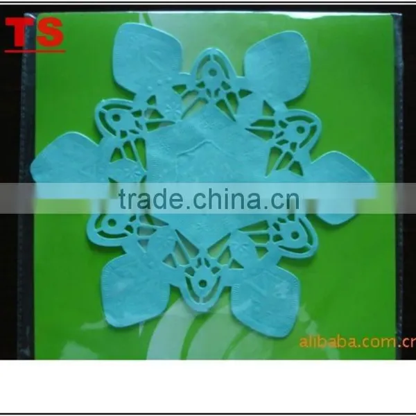 Oval Paper Doily With Printed Color photo-6