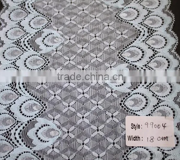 2016 Cheap French Swiss Cotton Lace Material Hot Sale Width 18cm for Underwear photo-2