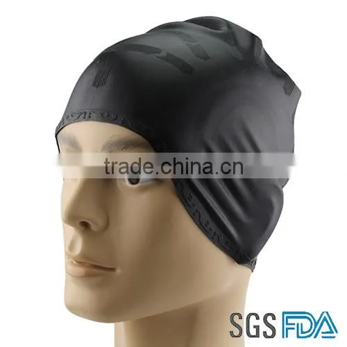 Professional Manufacturer High Quality Silastic Elastic Swimming Cap Humanized Design Innovative Swim Caps photo-3
