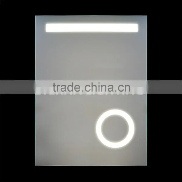IP44 CE Frameless Bathroom LED Mirror With 3x Magnifier Supplier's Choice photo-6
