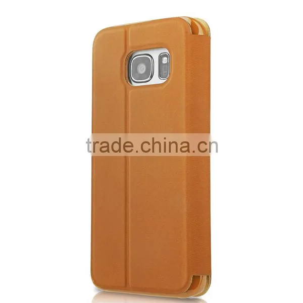 Original Baseus View Window Leather Case For Samsung S7 Terse Series PU Leather Flip Cover Case For Samsung Galaxy S7 TB-0236 photo-4