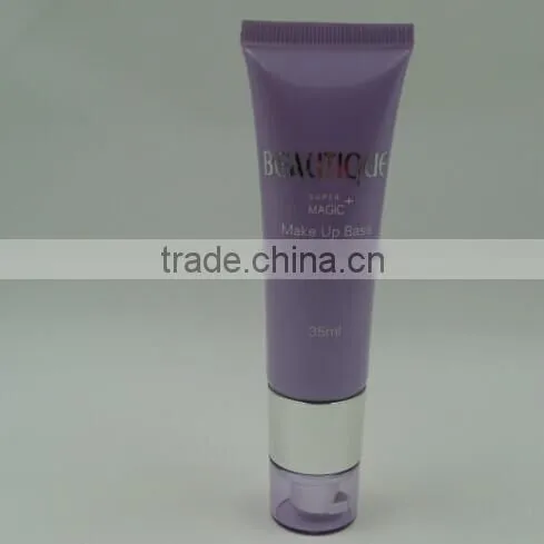 2015 New Design Cosmetic Tube With Metallic Airless Pump for CC Cream photo-2