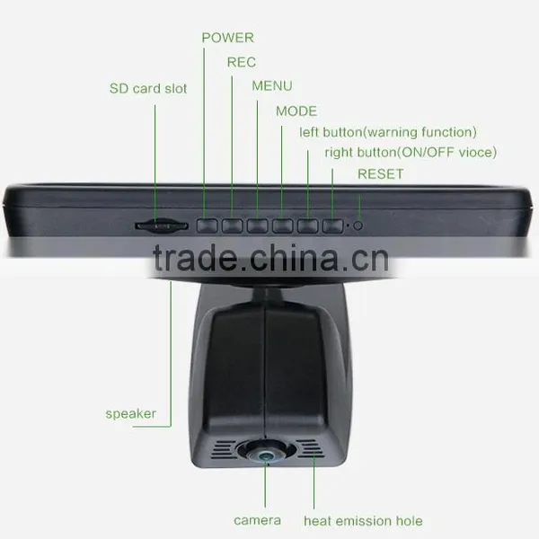 2015 New Hot Car Dvr With Speed Camera GPS Detector Gps Tracker G-sensor ADAS 1296p Quality Choice photo-4