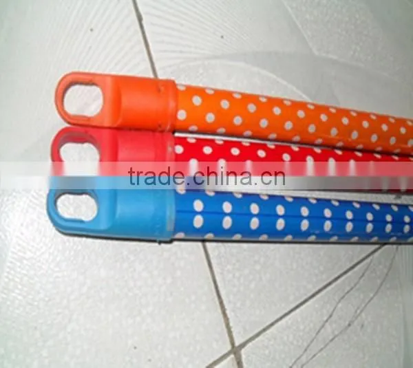 China Wholesale Eucalyptus Round Pvc Coated Wooden Mop Stick photo-6
