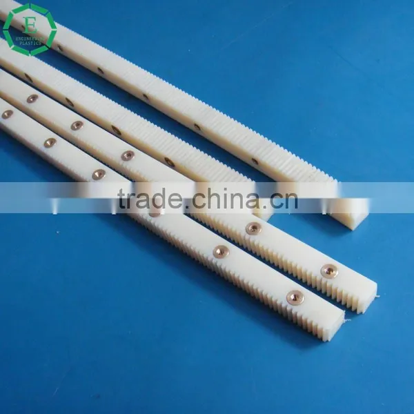 Self-lubrication Cnc Machining Plastic MC Nylon Rack Gear Nylon Gear Rack and Pinion photo-3