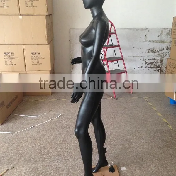 Egg Head Matt Black Women Full Body Mannequins Xufeng Factory Directly Sales photo-3
