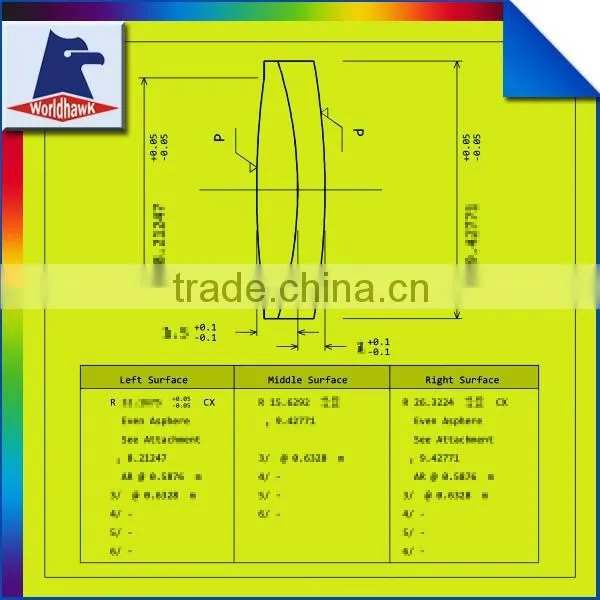 Optical Glass Aspherical Lens photo-2