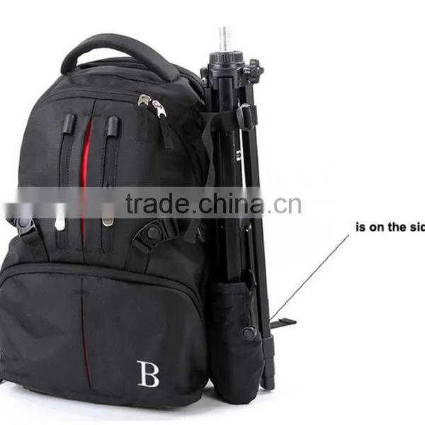 Camera Bag DSLR SLR Laptop Backpack Rucksack Bag Case For Nikon Sony Canon Black photo-3