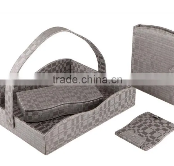 Hotel Leather Leather Ice Bucket Holder, Leather Ice Box photo-2