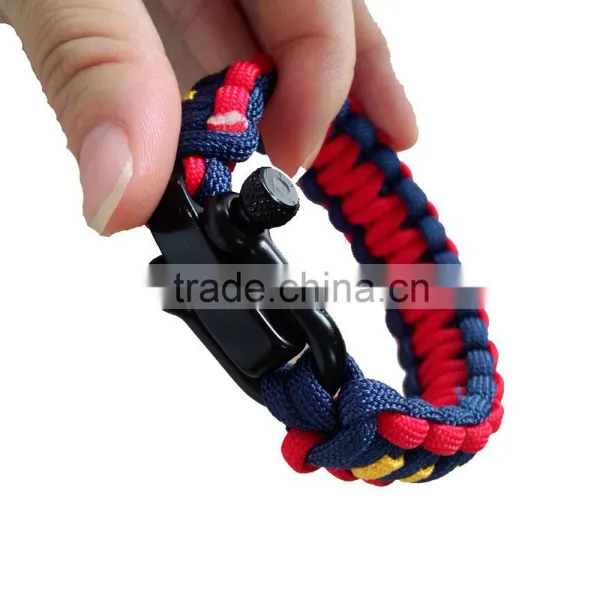 Three Color Weaving Paracord Bracelet Fashion Acessories photo-3