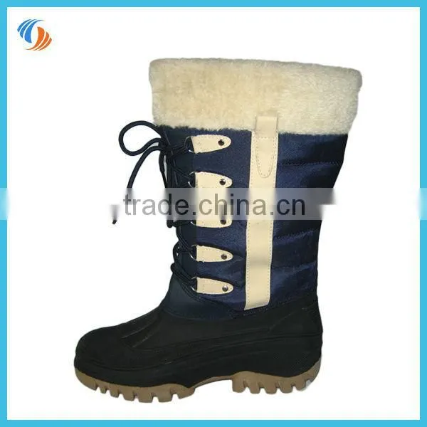 New Women Lace Up Fur Lined Winter Warm Snow Boots
