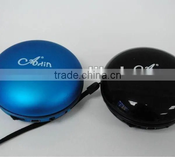 Portable Lanyard Woofer Vibrating Speaker With TF/FM