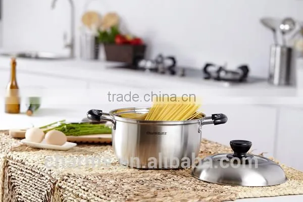 LFGB Food Grade Cookware Stainless Steel Sauce Pot photo-3
