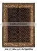 Super A.O Black Cream Tabriz Carpet Made With Wool