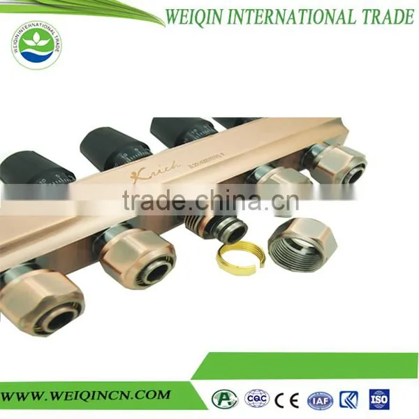 Underfloor Heating Brass Manifold With Automatic Thermostatic Valve Manifold Gauge Manifold Digital DN25 or 32 photo-3