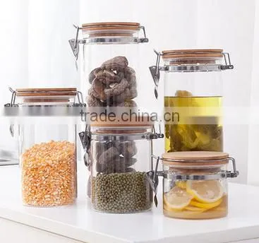 Rice Glass Mason Jar/ Air-Tight Glass Mason Jars for Food