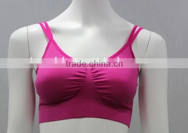 Yoga Sportswear Spaghetti Strap Seamless Bra
