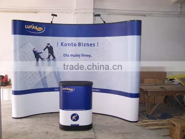 Folding Curve Pop up Stand for Business or Exhibition photo-2