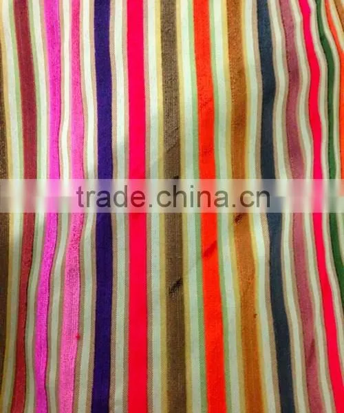 YARN-DYE COLORFUL STRIPE VELVET photo-6