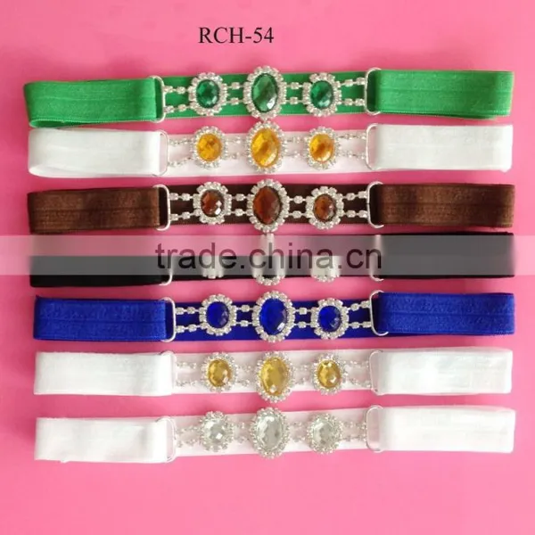 2015 Hot Selling Factory Price Pearl and Rhinestone Connector Decoration Headwear (RCH-54) photo-4