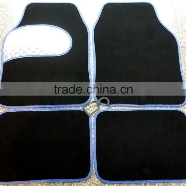 Decorative PVC and Velour Material Car Mats photo-3