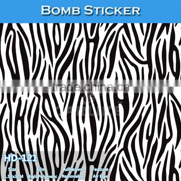 HD-119 CARLIKE Air Bubble Free Lovely Cartoon Vinyl Sticker Bomb Auto Body Color Sheet photo-3