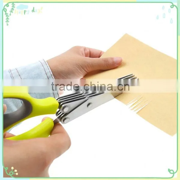 Chop Garden Fresh Herbs With Anti-Slip Silicone Coated On The Handle Freshcut Gourmet Herb Scissors photo-5