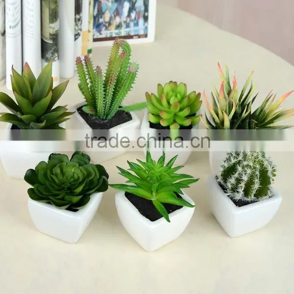 Wholesale Artificial Mini Succulent Flower Plants, Mini Flower Bonsai photo-2