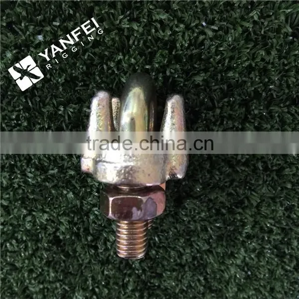 A Type Yellow Zinc Plated Malleable Wire Rope Clip photo-3