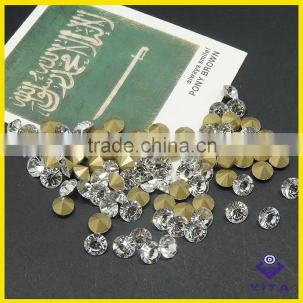 ZheJing YiWu Chaton Factory Sale Glass Stone for Shoes Ornament photo-3