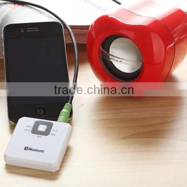 Newest Hot sell Portable bluetooth music receiver Converter stereo receiver wireless bluetooth FM frequency modulator