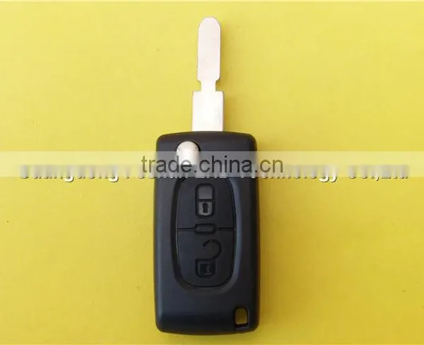 Auto Folding Flip 2 Button Remote Key Blank Shell Case for Peugeot 406 Wholesale photo-2