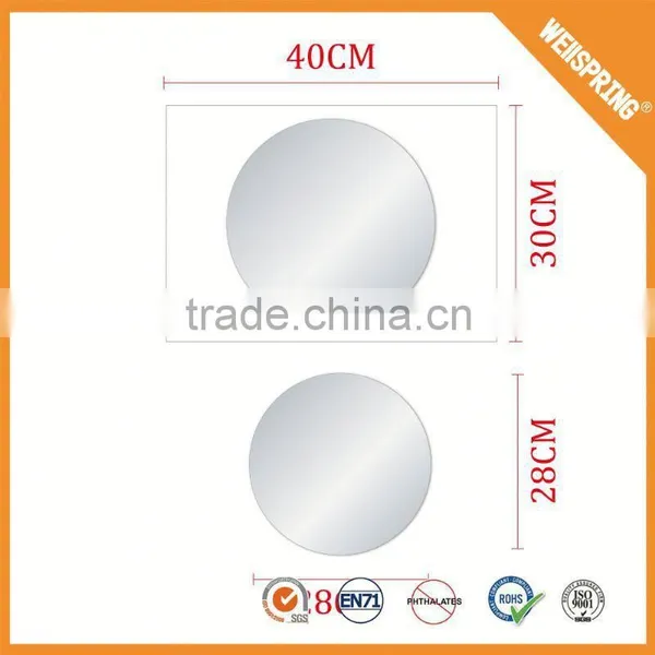 Fashion Room Decor Stickers Beautiful Plastic Mirror Sticker photo-2