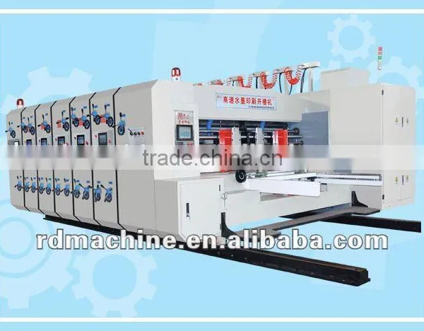 [RD-B1500-3200-3] High Speed 3 Color Automatic Corrugated Paperboard Printer &slotter photo-2