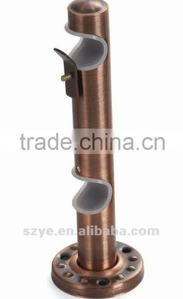 SZONE BD04 19&22mm Metal Double Bracket for Curtain Rods photo-2