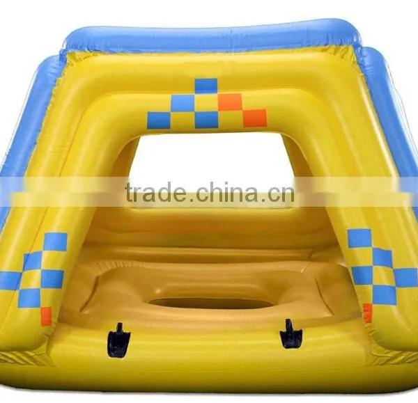 Inflatable Water Floating Fortress for Four Person , Inflatable Water Games, Play Games on Water photo-4
