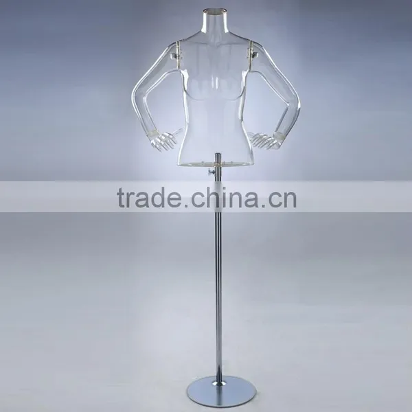 China Mannequins PC Half Body Mannequins Female Bust Mannequins