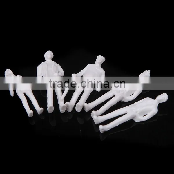 Artificial Model Human White Figure, Scale Models Figure, Model White Resin Figure for 1/50 photo-6