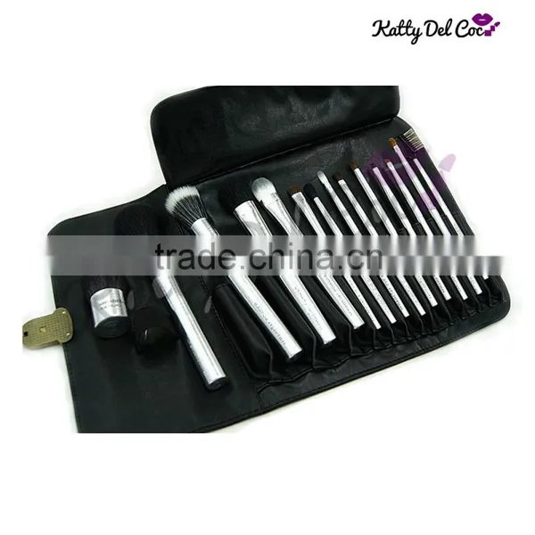 Hottest 14PCS Silver Makeup Brush Shaving Brush Powder Brush Goat Hair Supplier's Choice photo-2